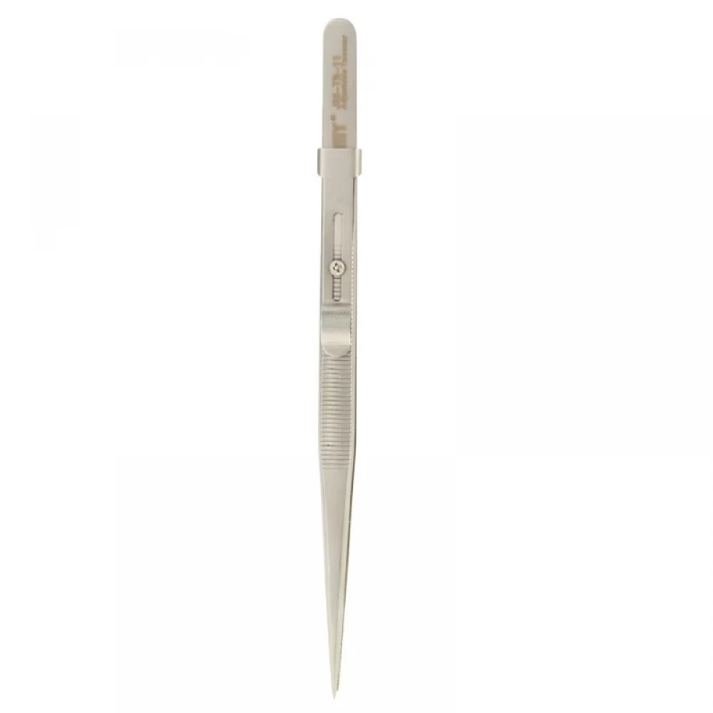 Picture of JAKEMY JM-T9-11 Adjustable Straight Tweezers(Silver)